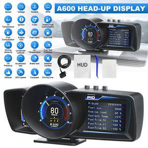 차선이탈경고장치 헤드업 디스플레이 자동 OBD2 GPS 스마트 자동차 HUD 게이지 디지털 주행 거리계 보안 경