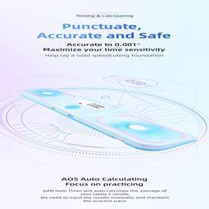 과학교구용품GAN Halo-스마트 타이머, 2023 GAN, 블루투스, GAN, 큐브용 타이머, 기차 타이머, LED 쿨 타이