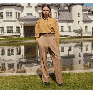 [온앤온][온앤온] 오비 배색 투턱 울 팬츠(MW2WLB24)