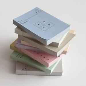 잠심삼일 작심칠일 데일리 떡메 메모패드 메모습관 스마일 다꾸 기능성 떡메모지 단어장 모눈
