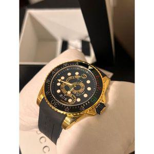 [Gucci] Snake Dive Watch Golden YA136219 Wrist for Men