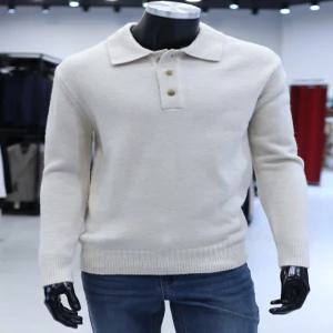 [STCO]STCO FW 가을 아이보리 WARM 카라니트 F2KT23361