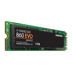 삼성 860 EVO SSD 1TB - V낸드 기술이 탑재된 M.2 SATA 내부 솔리드 스테이트 드라이브(MZ-N6E1T0BW)