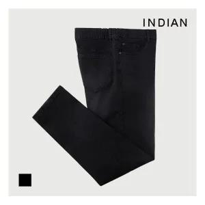 [INDIAN] 사이드밴딩 슬림 블랙데님 팬츠_MIUDL3F8481900224
