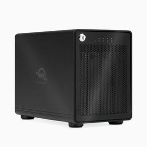 듀얼 썬더볼트 3 포트가 있는 OWC 16TB 썬더베이 RAID 5 4드라이브 HDD 외장 스토리지 솔루션