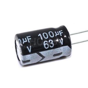 20PCS 100uF 63V 100MFD 63Volt 8x12mm Aluminum Electrolytic Capacitor Radial 100mf63v 63v100mf