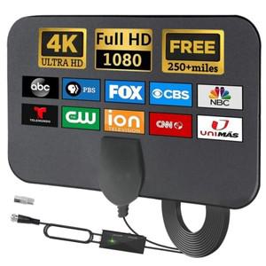 2025년 신형 실내 HD 디지털 TV 안테나 미니 소형 메쉬 4K 1080P DVB-T2
