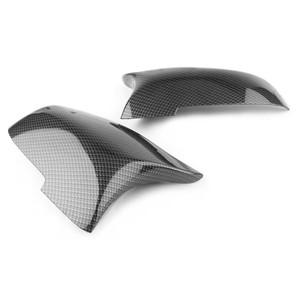 ABS 카본 자동차 문짝 백미러 커버  BMW F10 F11 F18 F01 F02 F06 F12 F13 GT F07 LCI 5 6 7 시리즈용 1쌍