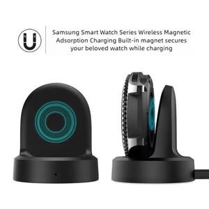 삼성 기어 S3/S2 및 갤럭시 워치용 자기 충전기 도크 - USB 케이블이 포함된 크래들