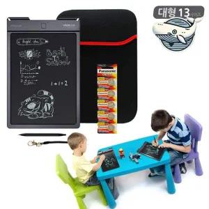 [셀러에이드]전자메모패드 수납 파우치 대형 블랙 쓰기 편한