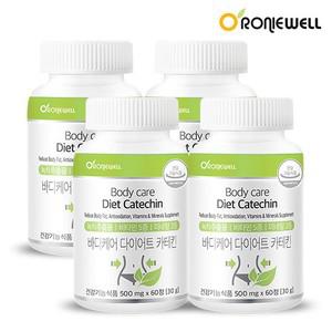 로니웰 바디케어 다이어트 카테킨 500mg 60정 4개 4개월분