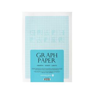 모닝글로리 A4 방안지 40매 100g 유광지