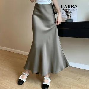 [카라]KARRA 실키머메이드스커트_A4S0356