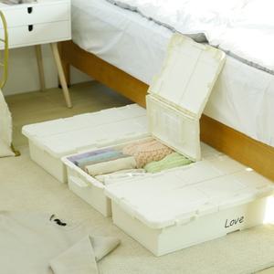 2+1 3단 오픈형 이지오프 언더베드 리빙박스