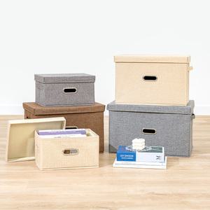 접이식 패브릭 리빙박스A 의류보관함 대형 4color