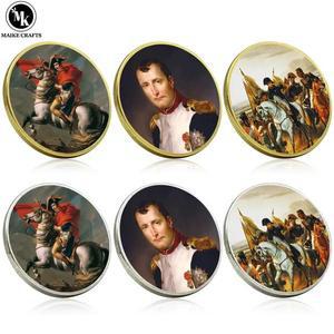 나폴레옹 보나파르트 기념 주화 프랑스 황제 메탈 챌린지 동전 컬렉션 명절 선물