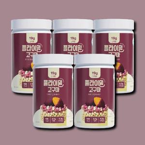 [기타] 플라이밀 단백질 쉐이크 대용량 630g 5개 고구마맛