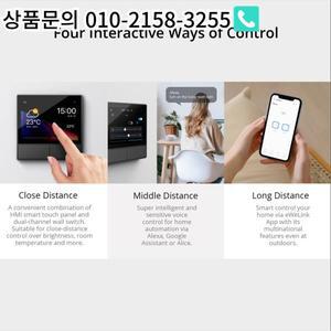Sonoff NSPanel EU/US 스마트 장면 벽 스위치 eWelink Themostat WiFi Alexa Google 홈 음성 제어
