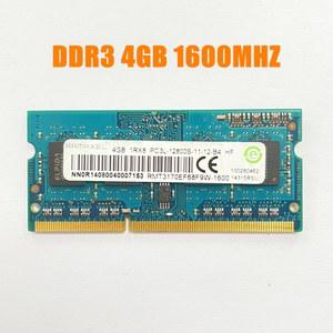 기존 RAMAXEL 4GB 1RX8 모듈 노트북 PC3L 12800S RAM DDR3 1600MHZ SODIMM 메모리 4G