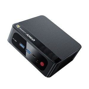 Beelink SER5 미니 데스크톱 PC(AMD Ryzen 5 5500U 6C/12T, 16GB DDR4 500G NVMe M.2 SSD, 듀얼 디스플레이 출력, WiFi 6, 2.5G LAN BT 5.2 W-11 PRO 컴퓨터
