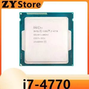 인텔 코어 i7-4770 i7 4770 3.4GHz 쿼드 코어 8스레드 CPU 8M 84W LGA 1150
