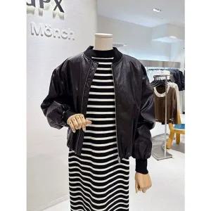 [NS홈쇼핑]레더 블루종 점퍼(GOZ1JP003F)[35510925]