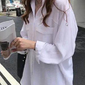 기본 디자인 데일리 클래식 셔츠 여성스러움과 단정함을 동시에 갖춘 심플 베이직 블라우스