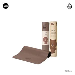 가네샤요가매트 라인프렌즈 에디션 브라운 5mm