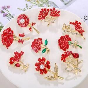 카네이션브로치 카네이션뱃지 꽃 어버이날 스승의날