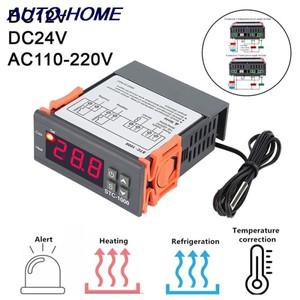 STC-1000 LED 디지털 온도조절기 인큐베이터 온도 컨트롤러 조절기 릴레이 가열 냉각 DC12V 24V AC110-220V