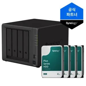 시놀로지 나스 4베이 NAS DS923+ 16TB(4TBx4) 정품 HAT3300