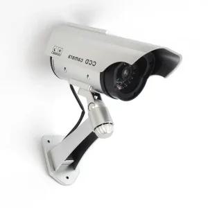 원통 돌출형 태양광 충전식 가짜CCTV 모형카메라 (WFJS189)