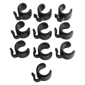 10Pcs 플라스틱 마이크 케이블 클립 스탠드 클램프 스마트 폰 휴대 전화 태블릿 프로 오디오