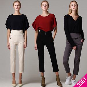 [르오트] 3SET  빅밴드 매직핏 팬츠 3종세트