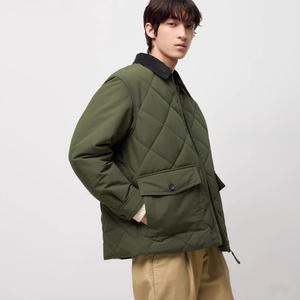 누빔 퀼팅 퀼트 자켓 재킷 점퍼 코트 부클 U 가족 보물 집 남자 샌드위치 면화 가을 겨울 스타일 471722