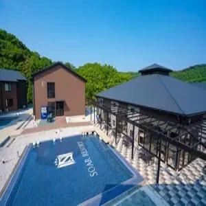 [부산대마도/소아루 리조트]하치만구신사/에보시타케전망대/미우다해수욕장/해산물BBQ/티아라몰+온천 2일