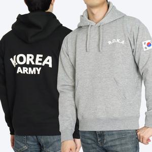 베이직 기모 로카 후드티 맨투맨 ROKA 남녀공용 로카티 군인 군대 긴팔티셔츠