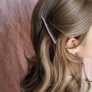 [수앤수]로젤린 롱 큐빅 실핀 (22H011)