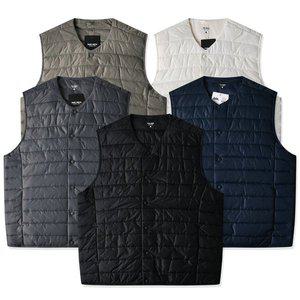 [핫코드]남자 2WAY 라운드넥 브이넥 초경량 패딩조끼 5컬러 D20