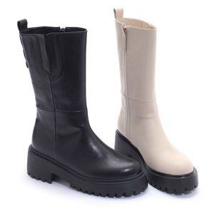 [갤러리아] SAERA 세라 여성하프부츠 S22F400 흑색,베이지 4CM