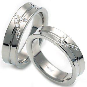 [타티아스]T-968 CO 티타늄 커플링 반지, 이니셜 무료, 맞춤제작, 무료배송, 평생 A/S