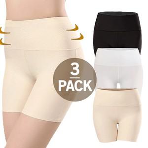여성 하이웨이스트 드로즈 팬티 심리스 보정팬티 3장세트