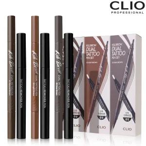 클리오 킬 브로우 듀얼 타투 펜 기획 세트 (타투펜+리무버펜)
