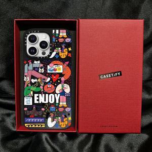 휴대폰케이스CASETIFY공동의새로운ENUOY그래피티는행복한시간을포착합니