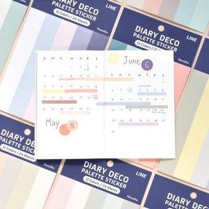 다이어리 데코 팔레트 스티커팩 라인-12종 24매 세트