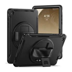 갤럭시탭A 10.1인치 2019년 T510/T515 회전 밴드스트랩 아머 태블릿 케이스