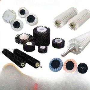 바브켓 브러쉬 산업용 브러시 스위퍼 40mm 강철 17MM 굴삭기 PVC 원형 빨강