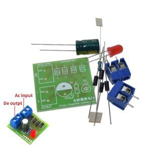 1N4007 Diy 키트 IN4007 브리지 정류기 AC DC 컨버터 전파 정류기 PCB 보드 키트 부품 전자 스위트