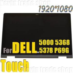 13.3인치 DELL Inspiron 13 5000 5368 p69g LCD 스크린터치 디지타이저 어셈블리프레임 베젤 B133HAB01.0 N