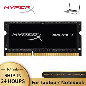 HyperX DDR3 1 5V 노트북 램 DDR3L 35V 8GB 4GB 1333Mhz 1600Mhz 1866Mhz SO DIMM PC3 10600 12800 14900 듀얼 채널